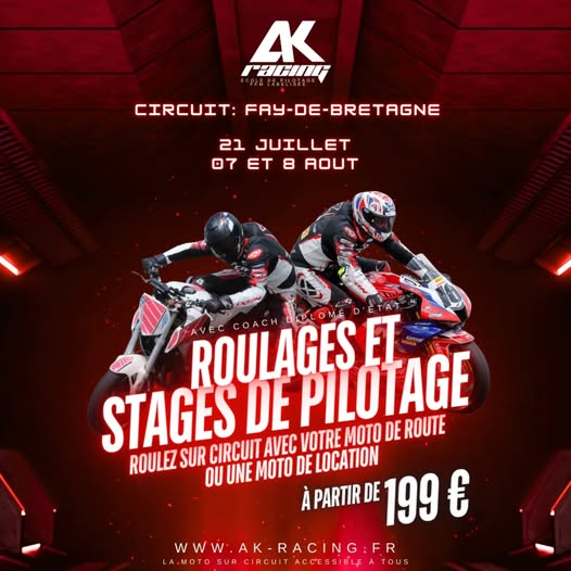 Stages de pilotage & roulage conseil avec AK RACING à Fay-de-Bretagne